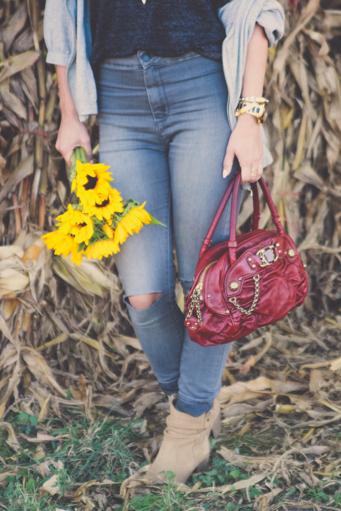 Falling for Jewel Tones- Todays #ootd and 10 jewel toned accessories to help you transition to fall.