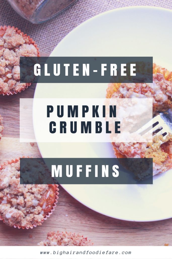 Gluten Free Pumpkin Crumble Muffins