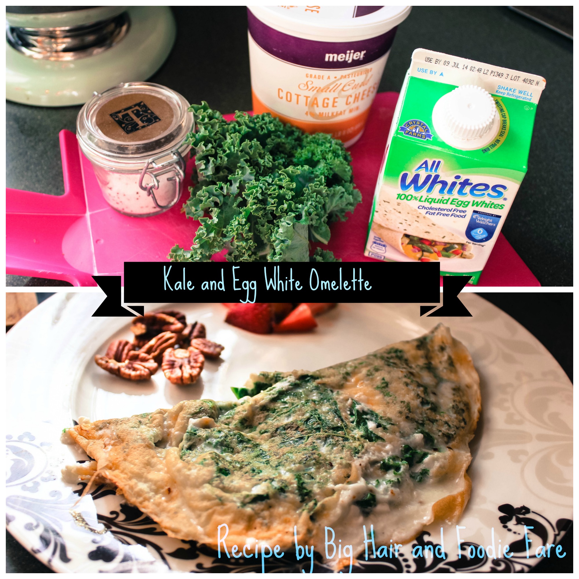 Kale and Egg White omelette EDIT