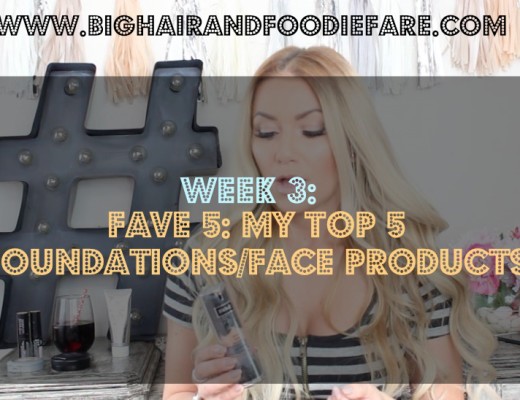 Blogger review: My Top 5 Face Makeup Products