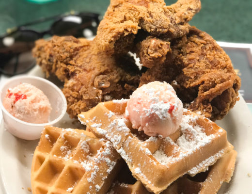 Metro Diner: Chicken and Waffles