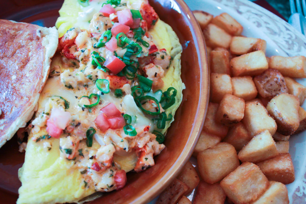 Another Broken Egg: Lobster and Brie Omelette