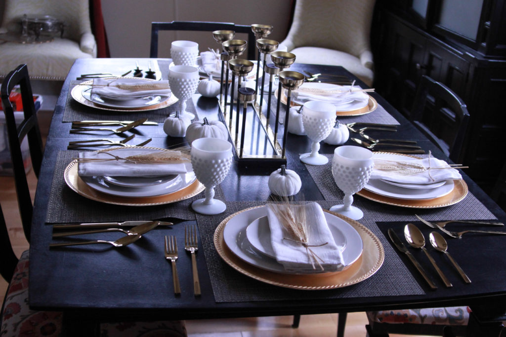 Thanksgiving tablescape 