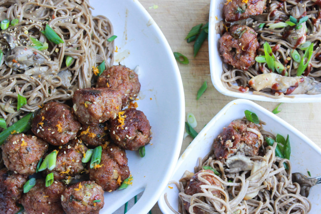 Spicy Ginger and Sesame Meatballs