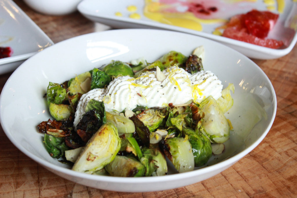 The Gallery Pastry Shop: Roasted Brussel Sprouts with Bacon