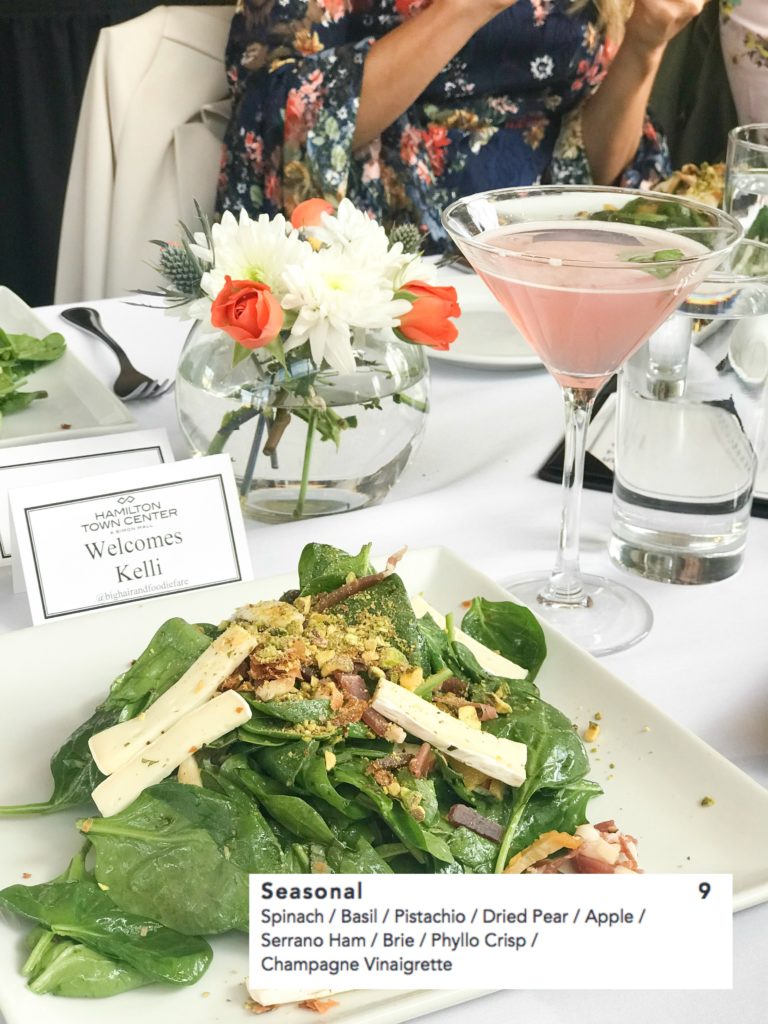 Stone Creek Dining Seasonal Salad, Indy Blogger Event