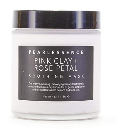 Pearlessence Pink Clay and Rose Petal Face Mask
