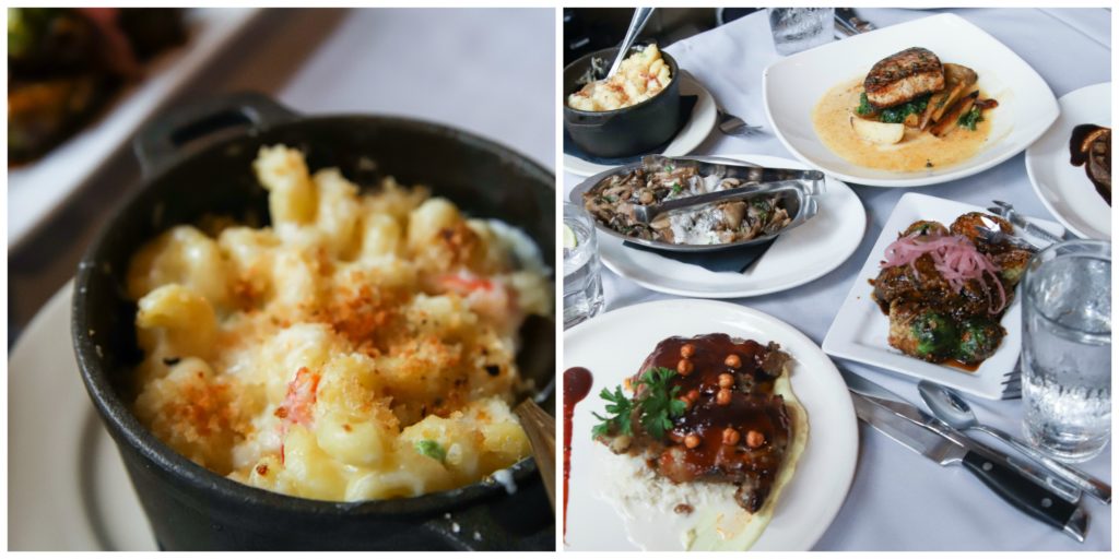Crab and black truffle mac and cheese