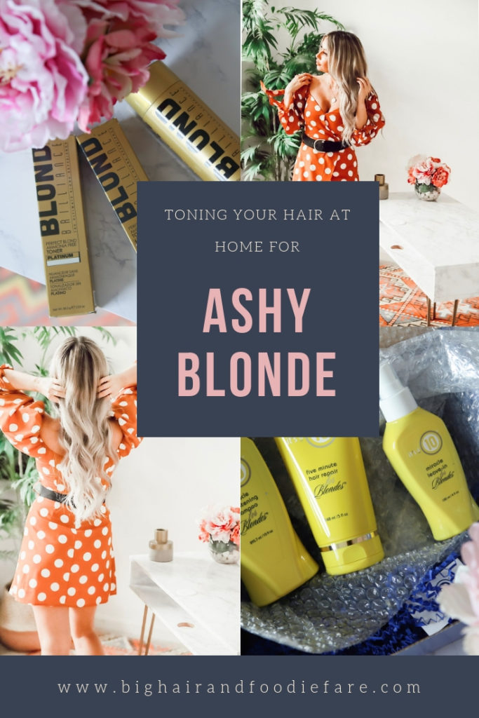 Tonight your hair at home for ashy blonde!